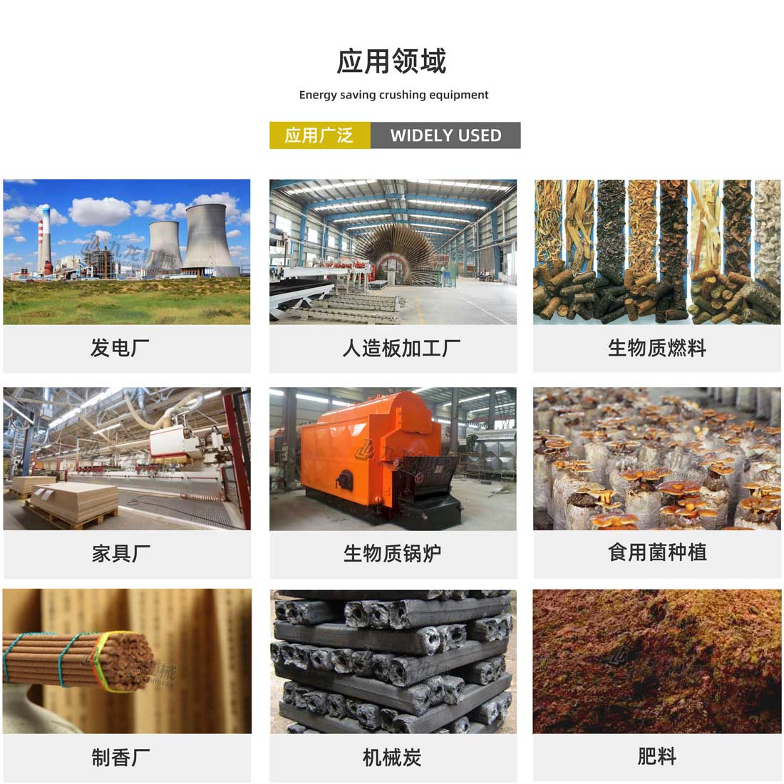 木材撕碎機應用領域 木材撕碎機應用領域